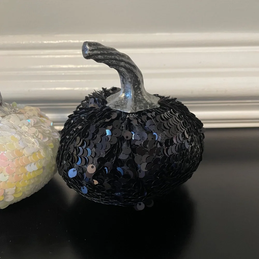 5 for $20: Target small sequin pumpkins